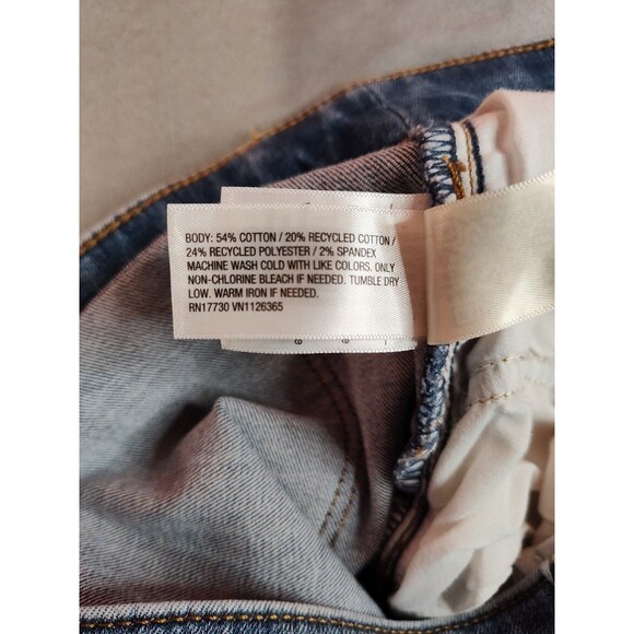 Women's Universal Thread High Rise Distressed Skinny Jeans Blue 17 - Picture 6 of 6